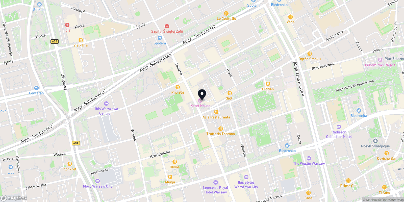 Mapa Klinika La Rozzi