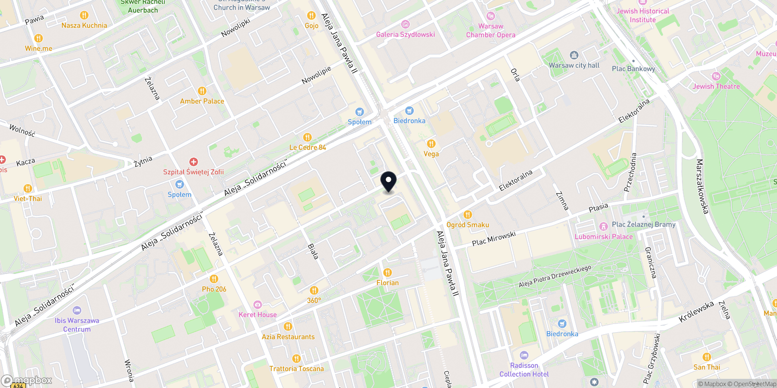 Mapa Centrum Masażu