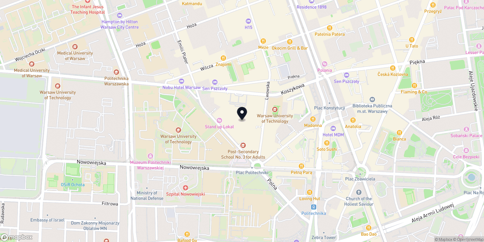 Mapa DAMSKO MĘSKI