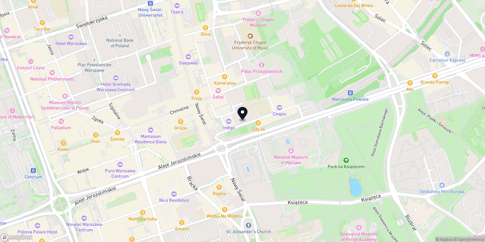 Mapa Tak Pięknie Beauty Studio
