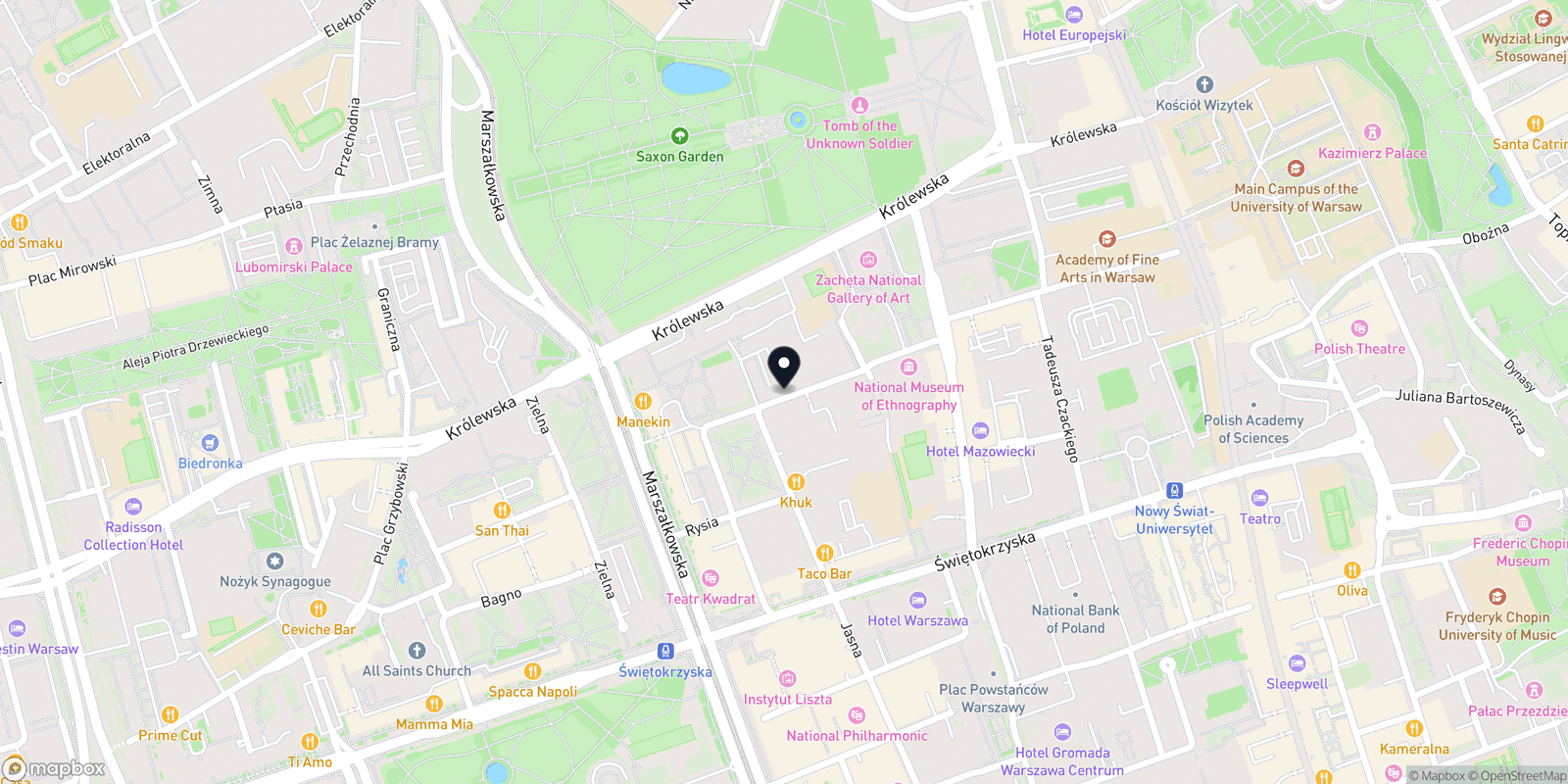 Mapa Towarzystwo 8 Kredytowa