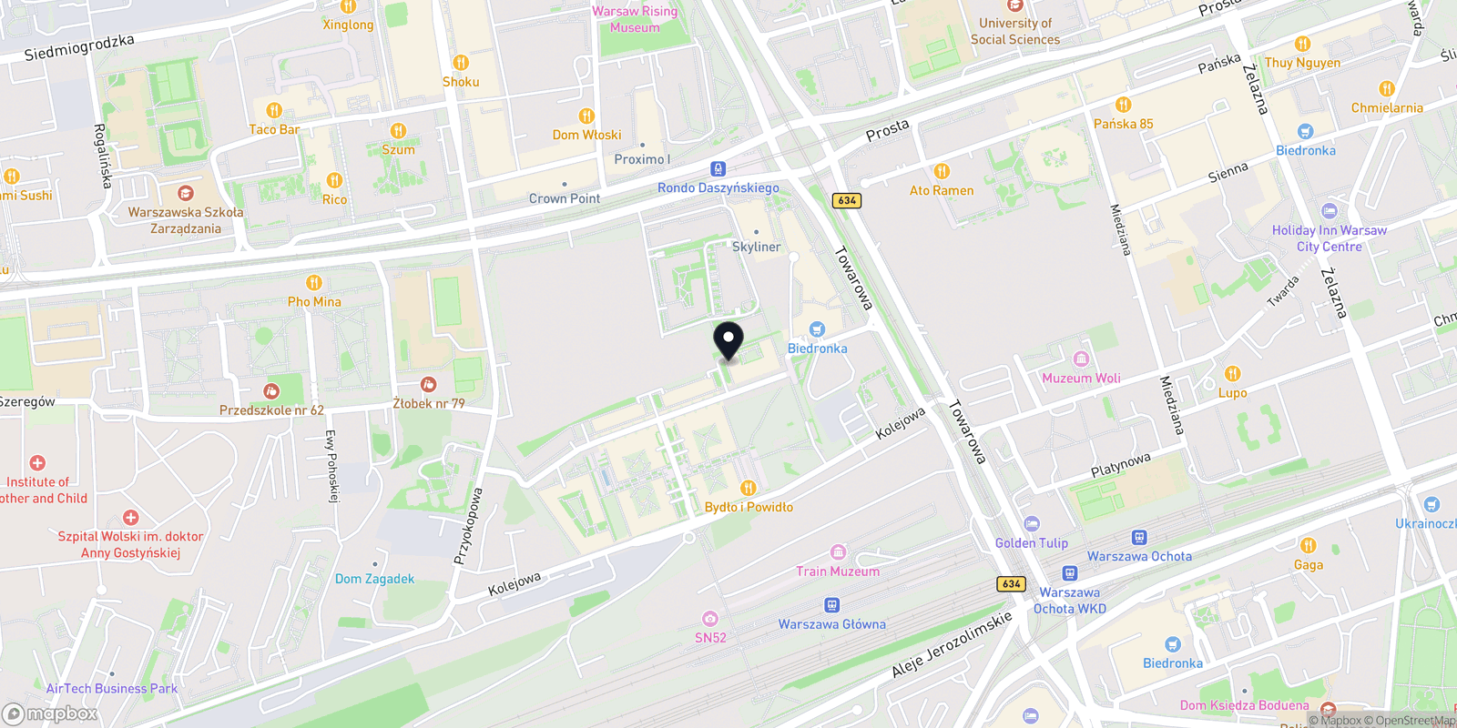 Mapa BABALAB Depilacja Laserowa Warszawa Wola