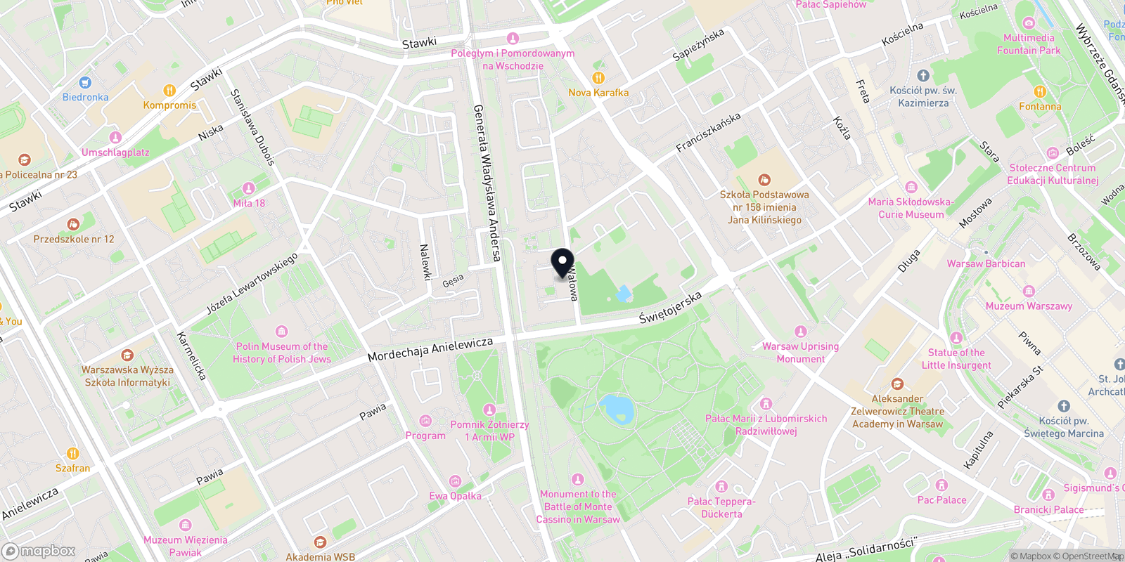 Mapa MENICURE