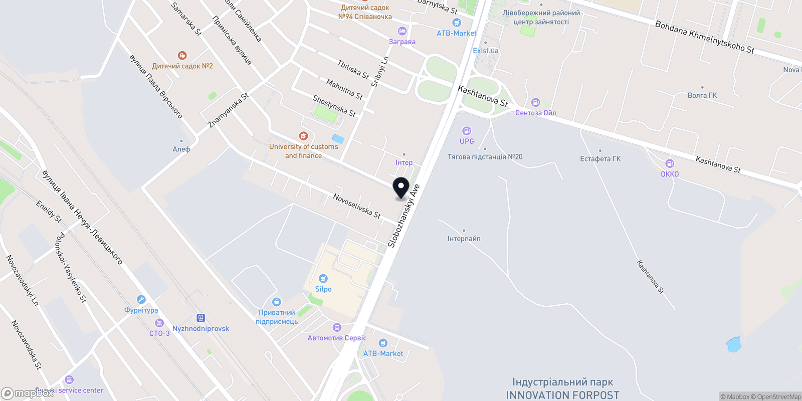 Карта закладу Point Barbershop