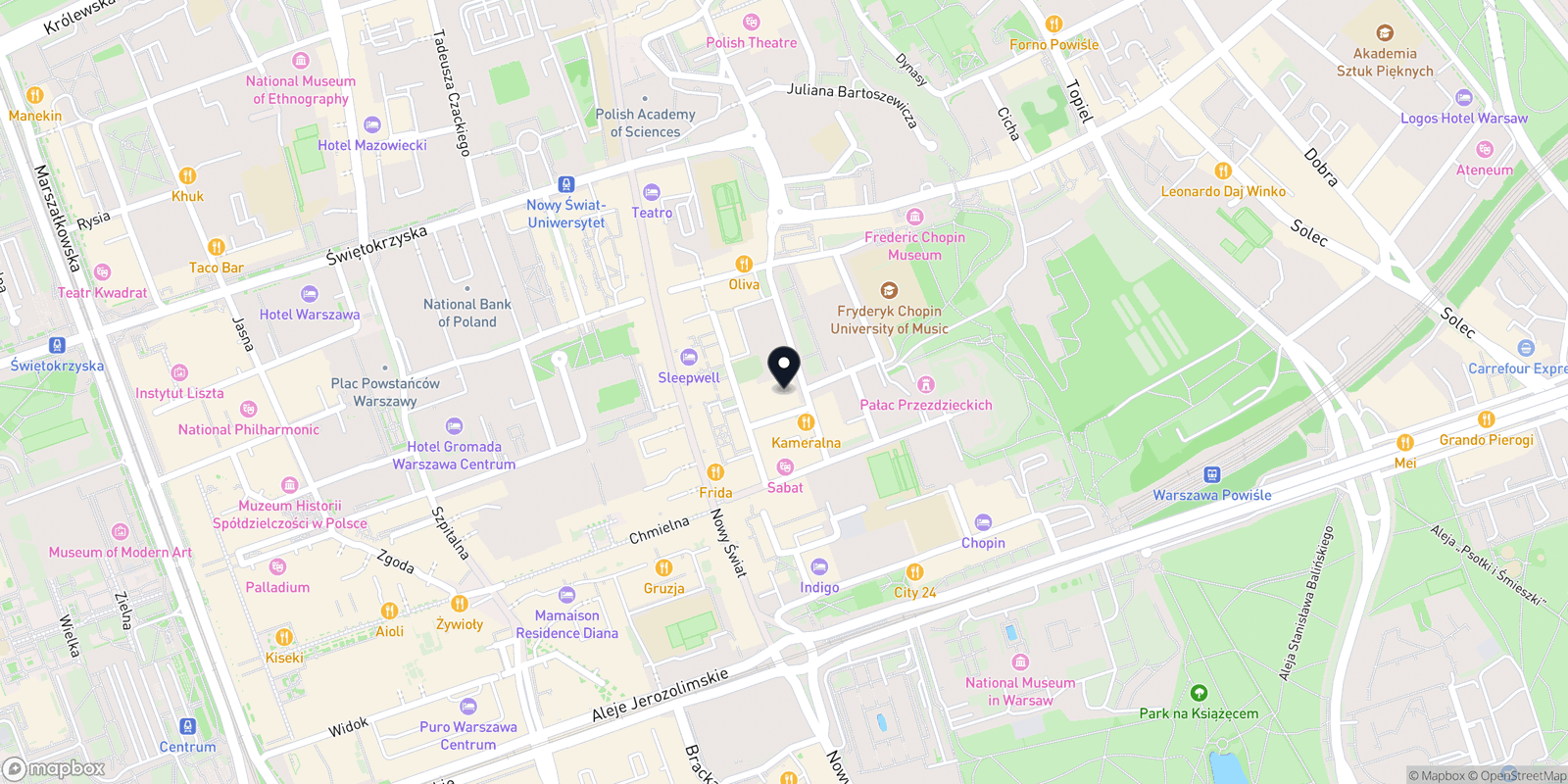 Mapa Irina Stefurak Hairstylist