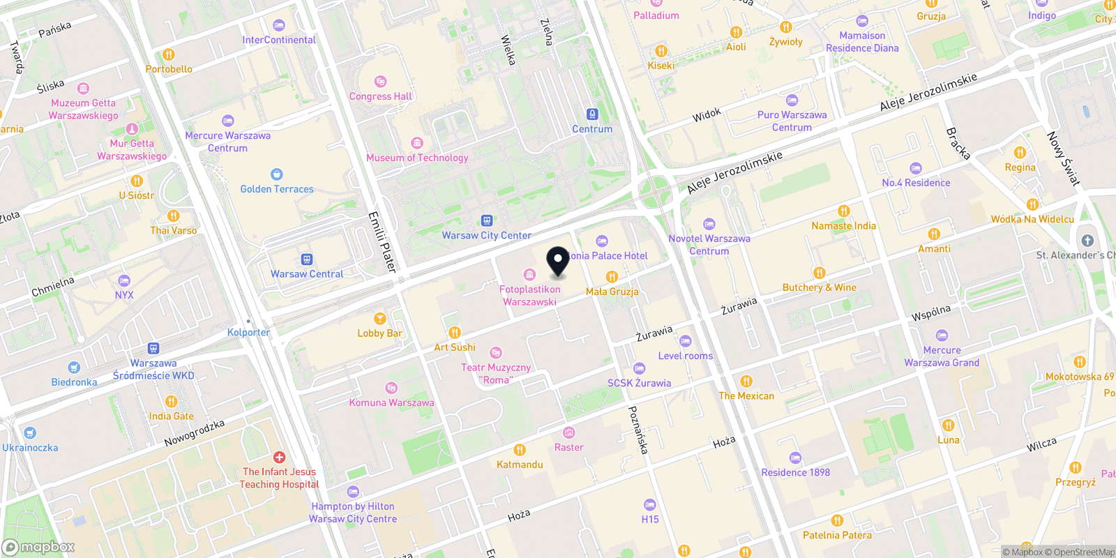 Mapa 365warsaw.studioN44