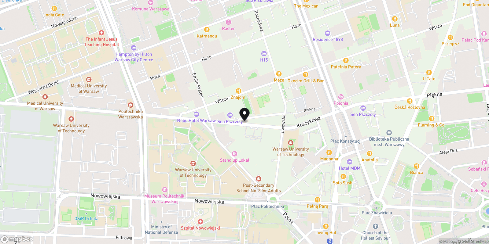 Mapa PIED-DE-POULE Piękna 49