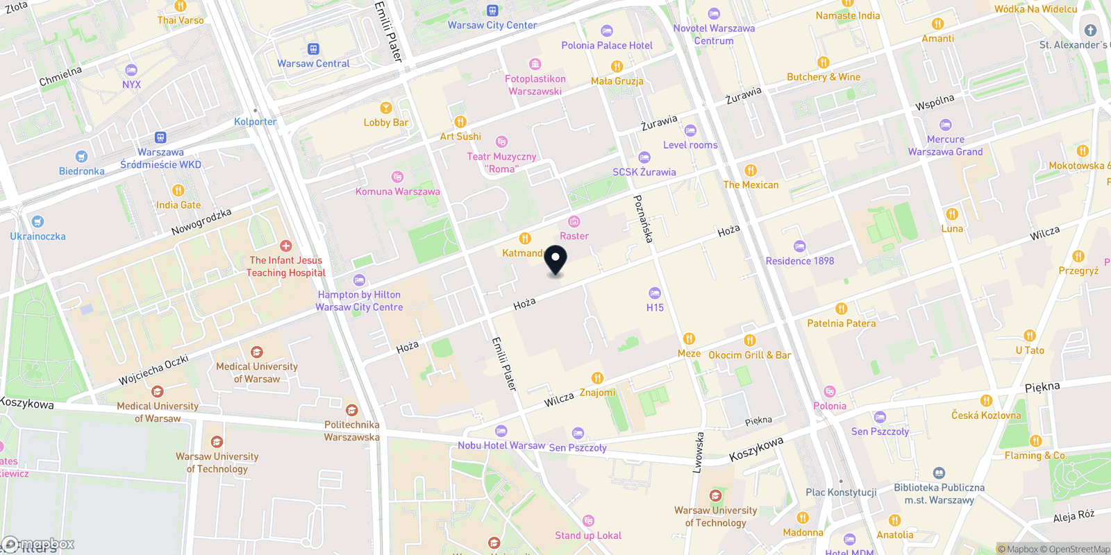 Mapa CHERNETKA PIERCING