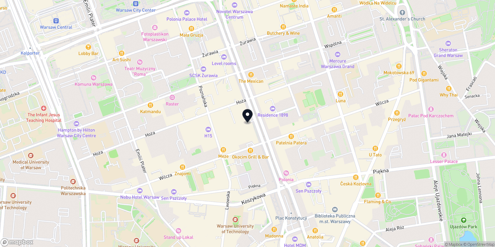 Mapa Fizjoterapia AESTHETIC