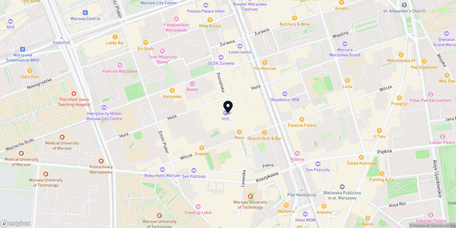 Mapa Poznańska H15