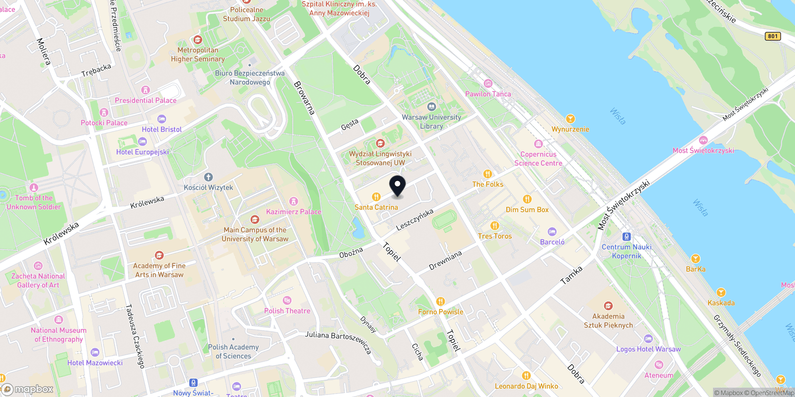 Mapa Tones