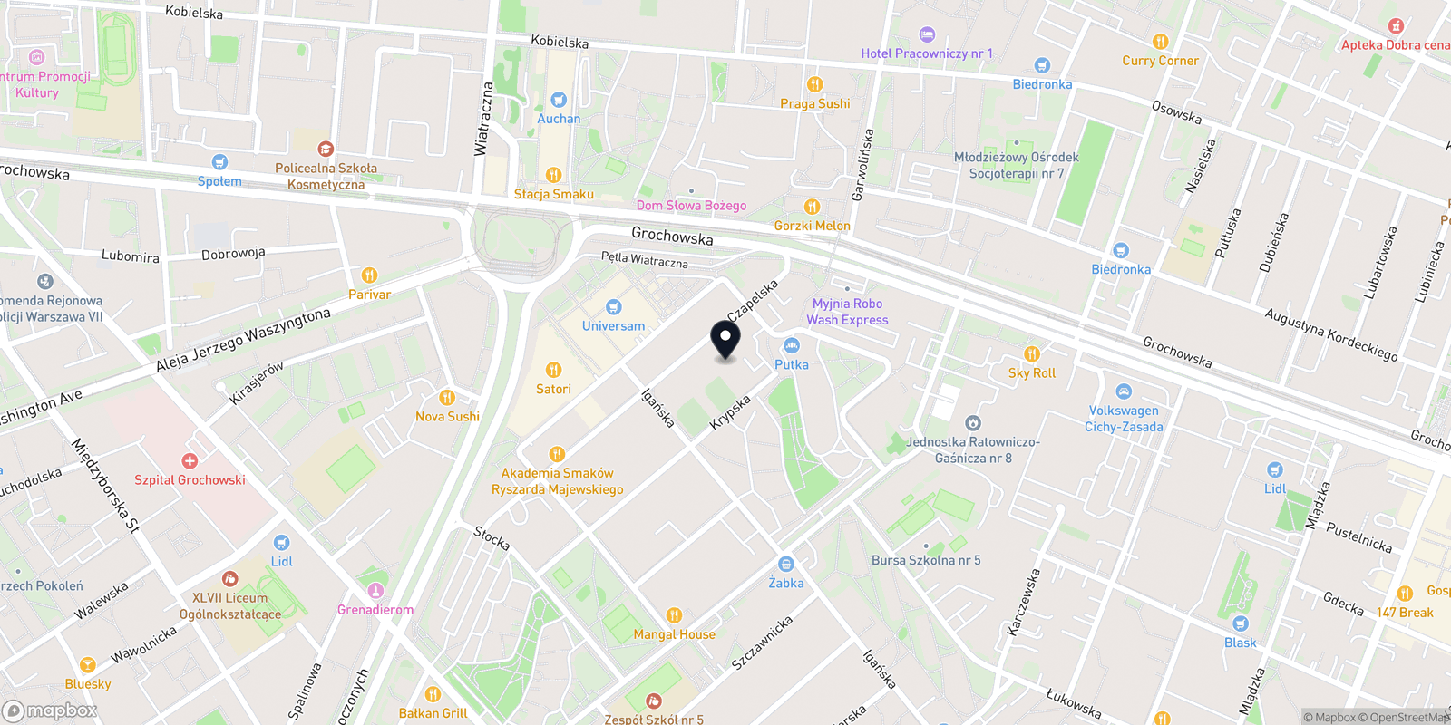 Mapa Masaż Leczniczy