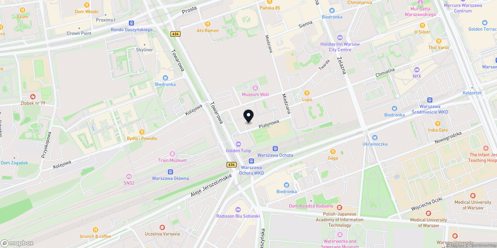 Mapa Studio Piękności Alicja