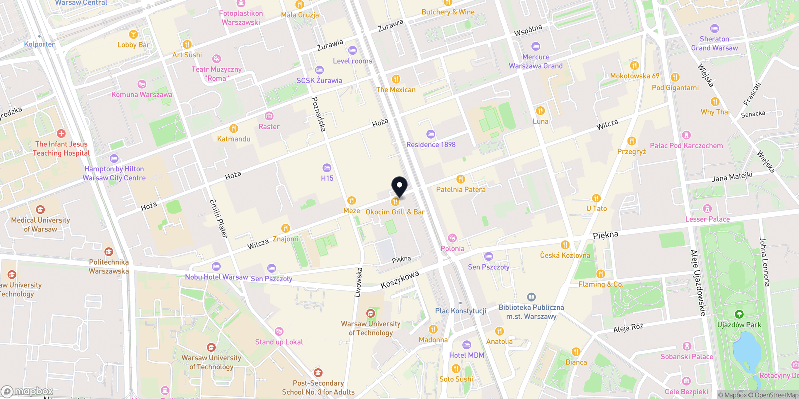 Mapa Lewandowska Beauty