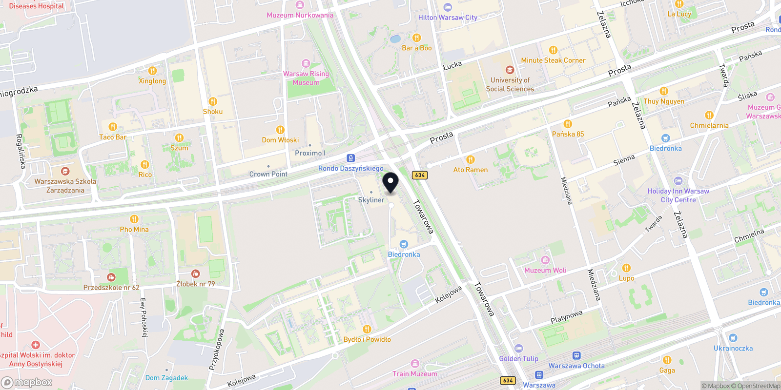 Mapa Trener Personalny Damian Włodarek