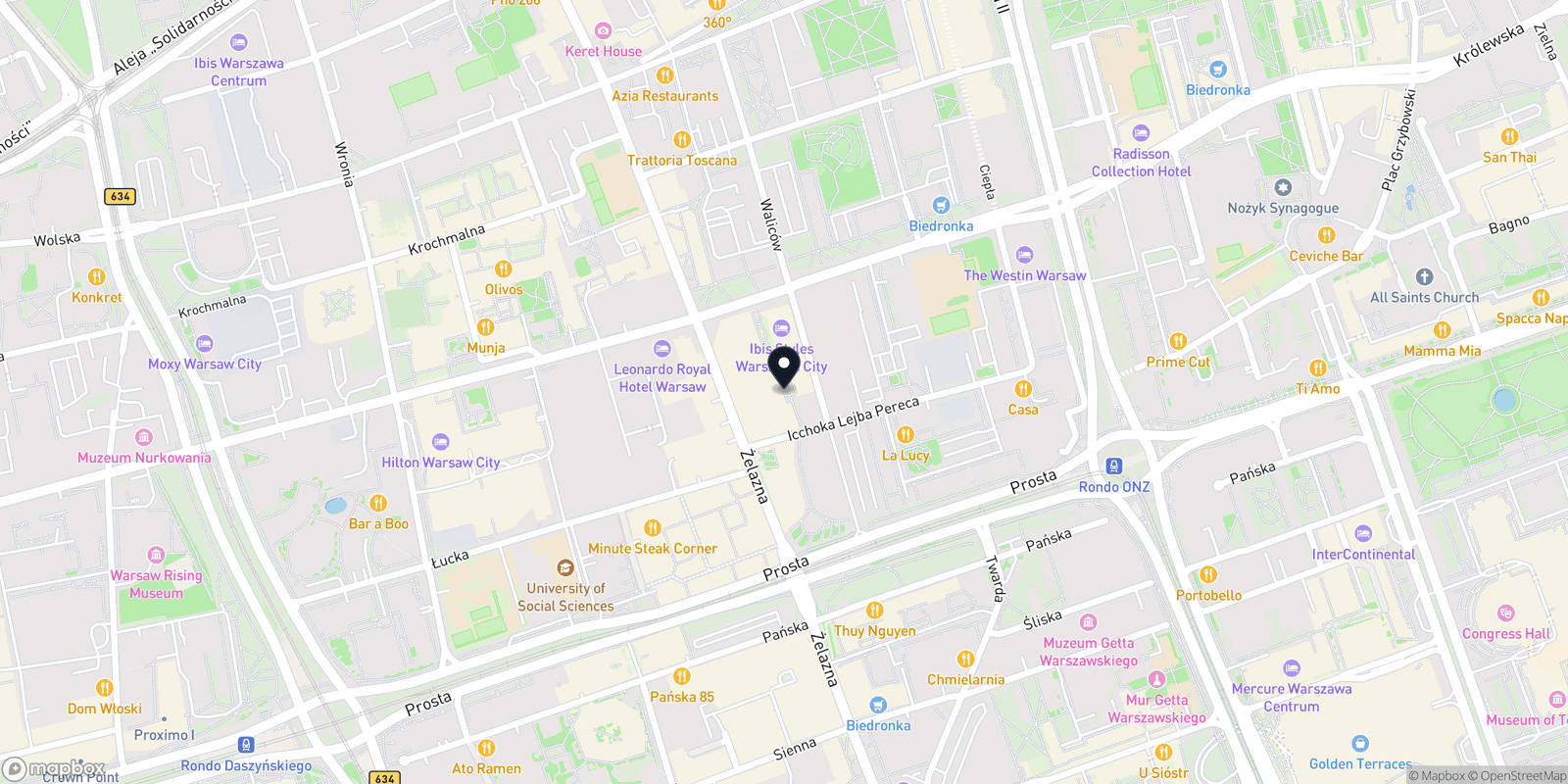 Mapa Holt House