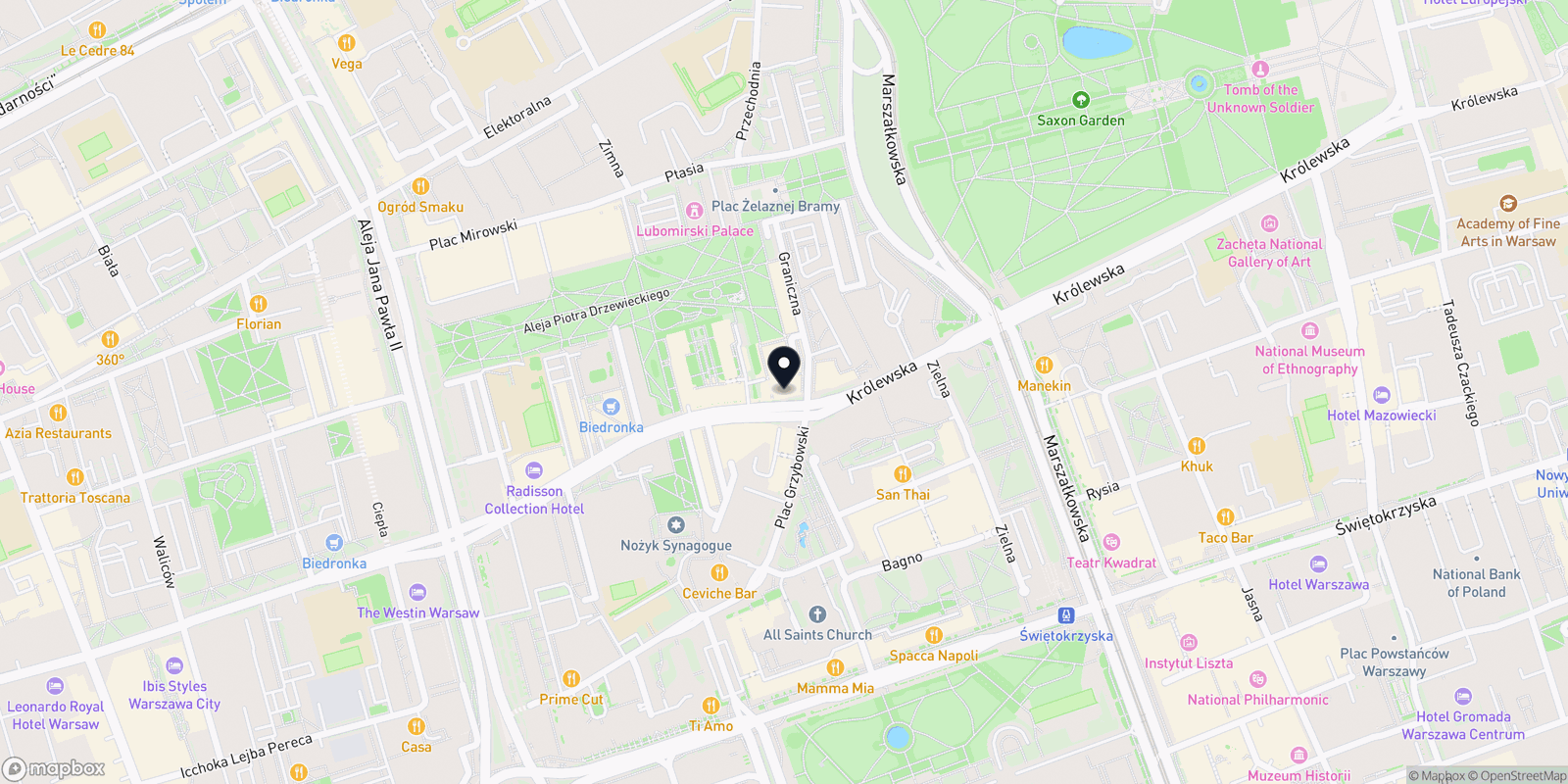 Mapa Auraskin clinic