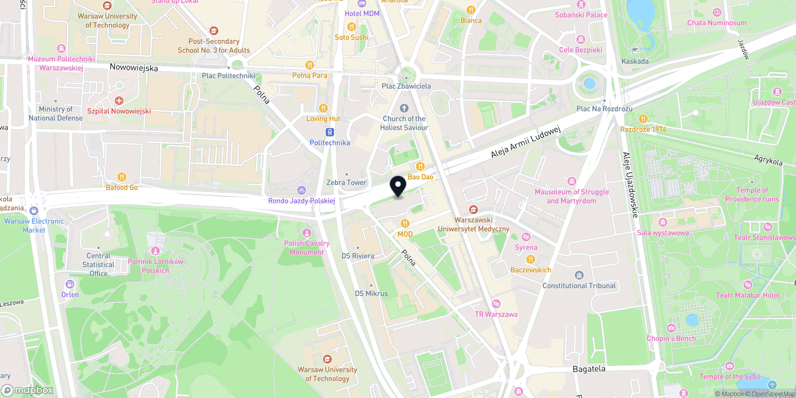 Mapa Towarzystwo Polna 30a