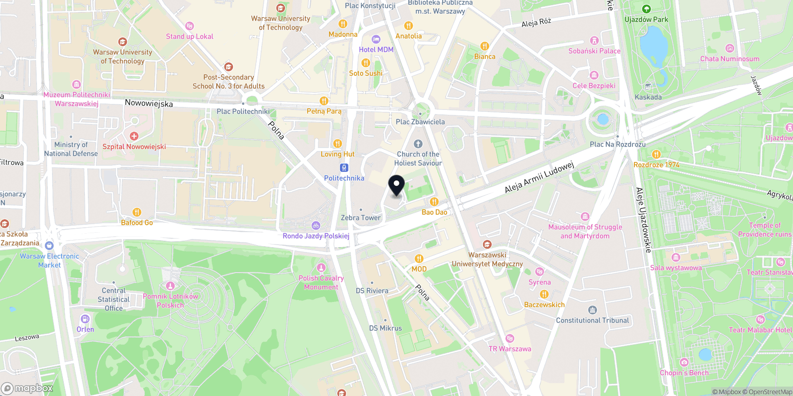 Mapa AMBITNA beauty studio