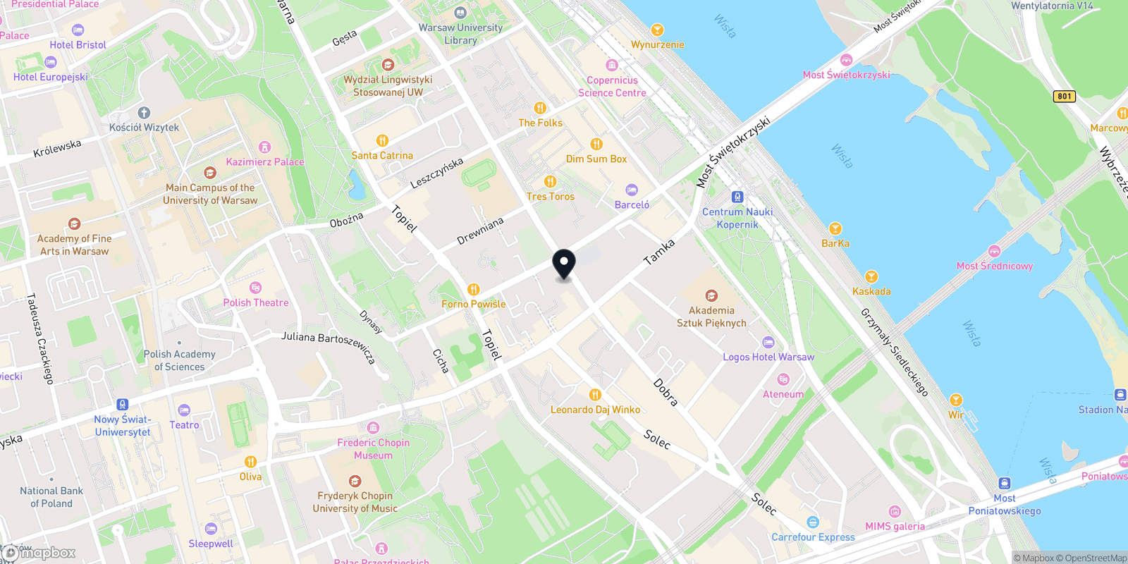 Mapa Black Duck Barbershop