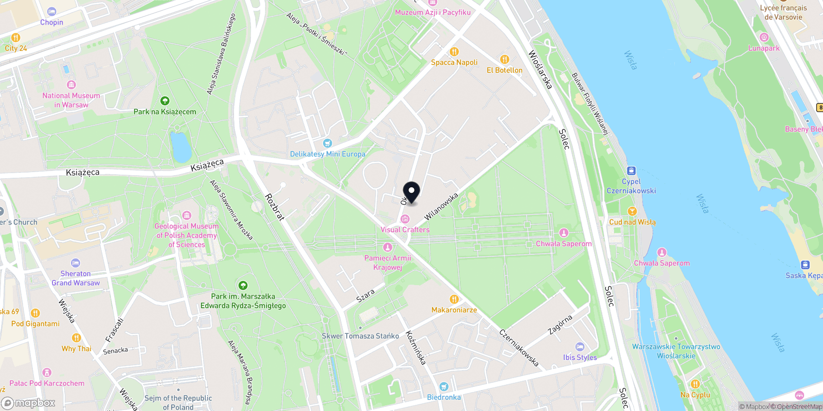 Mapa Monave Aesthetics Sp. z o.o.