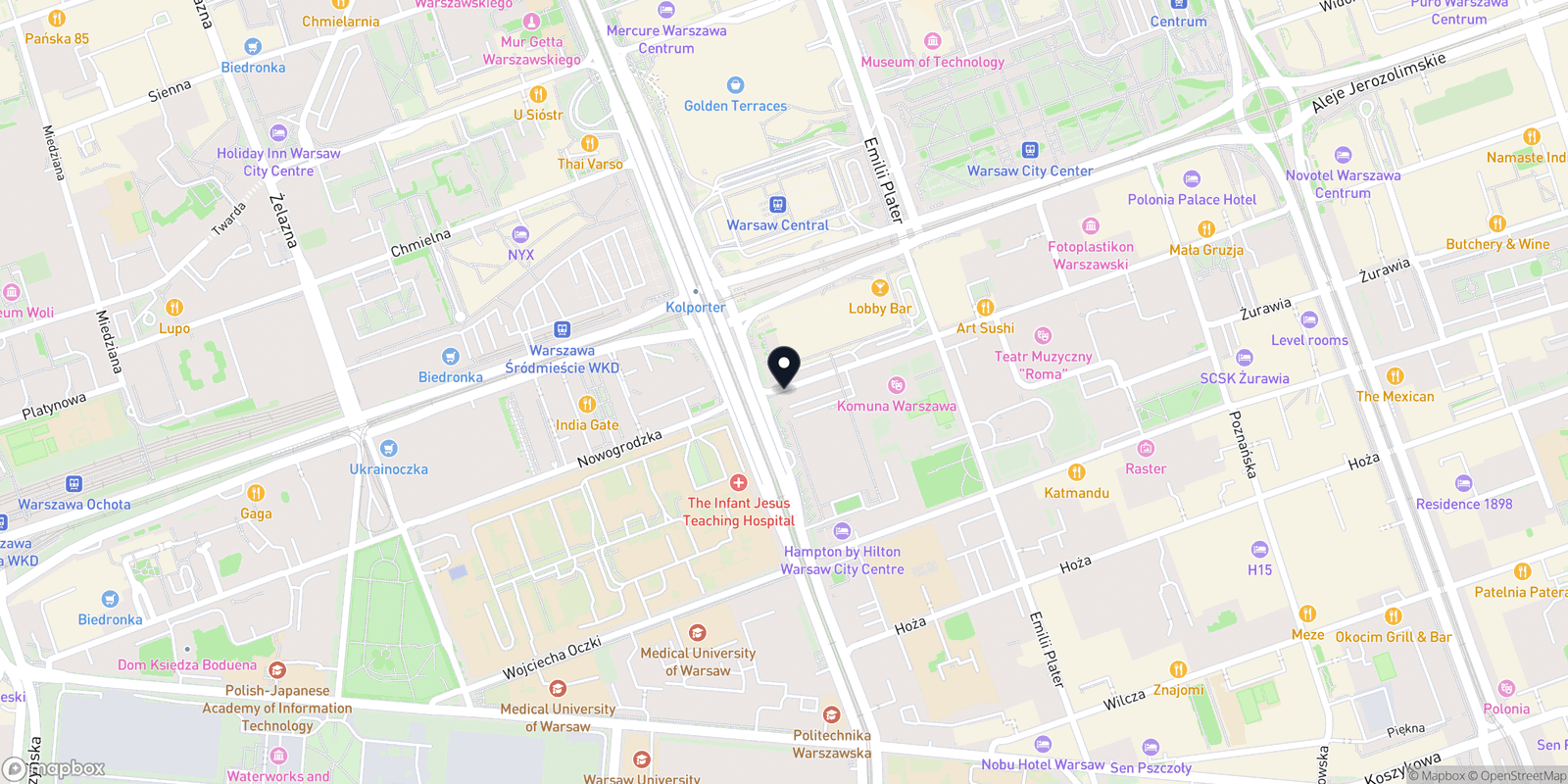 Mapa Esteticaspzoo/URODOWNIA