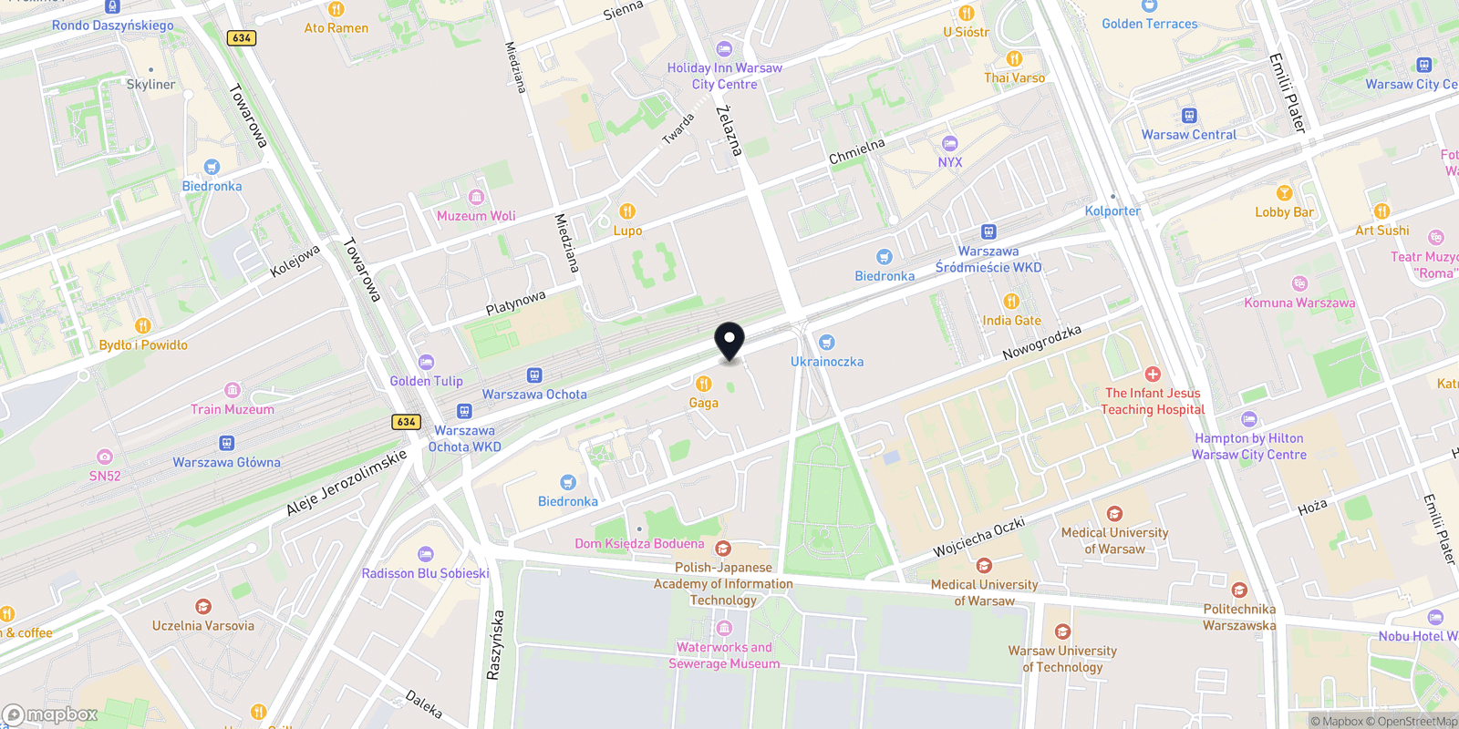 Mapa FLAME BARBERSHOP