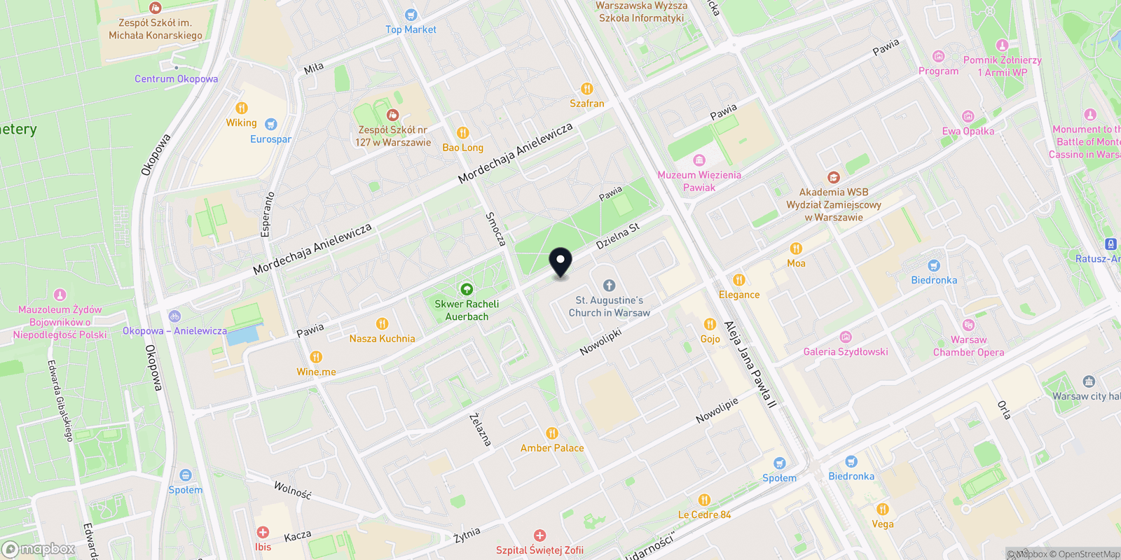 Mapa Viktoriia Kravets Masaż AK Salone
