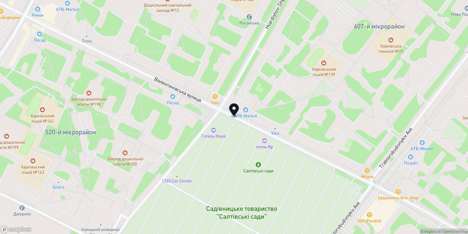 Карта закладу Forma