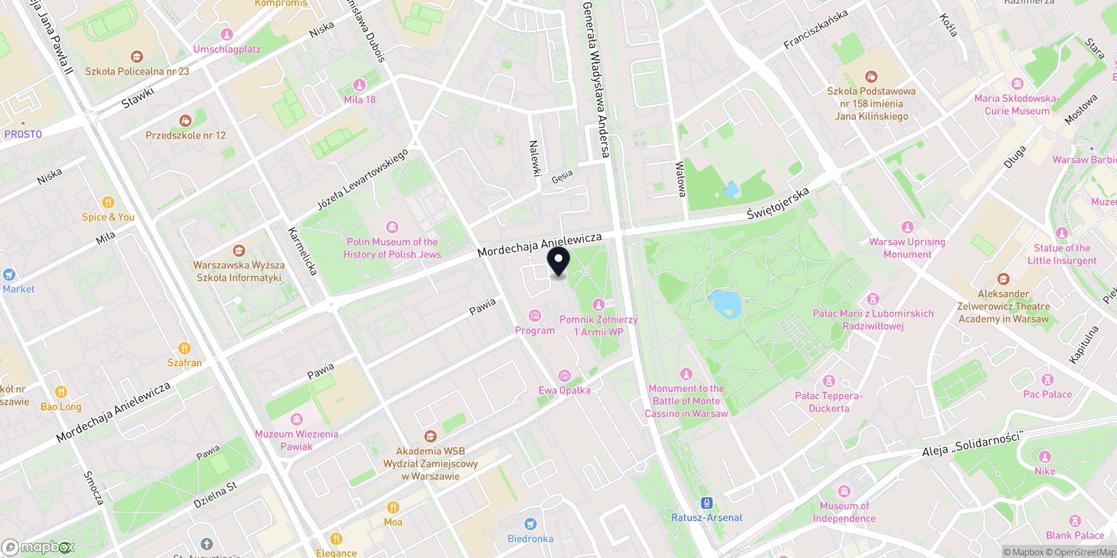 Mapa Asia Spa