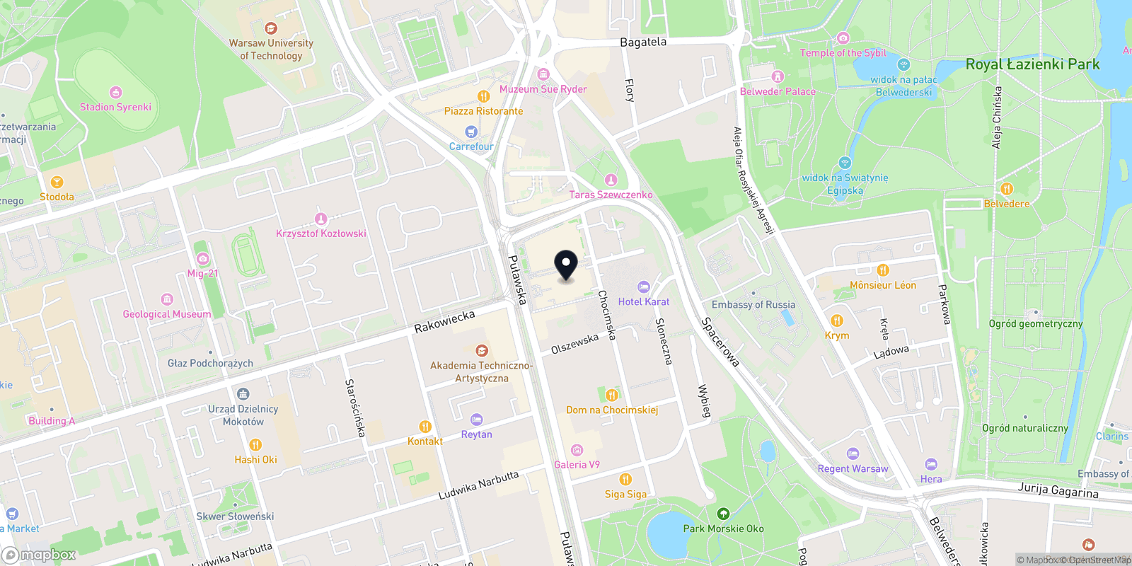 Mapa Patryk Niksa Trener Personalny