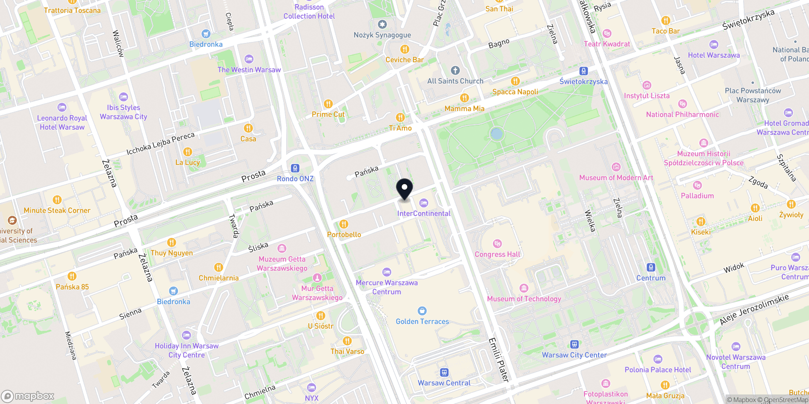 Mapa Lumiéré Beauty Center