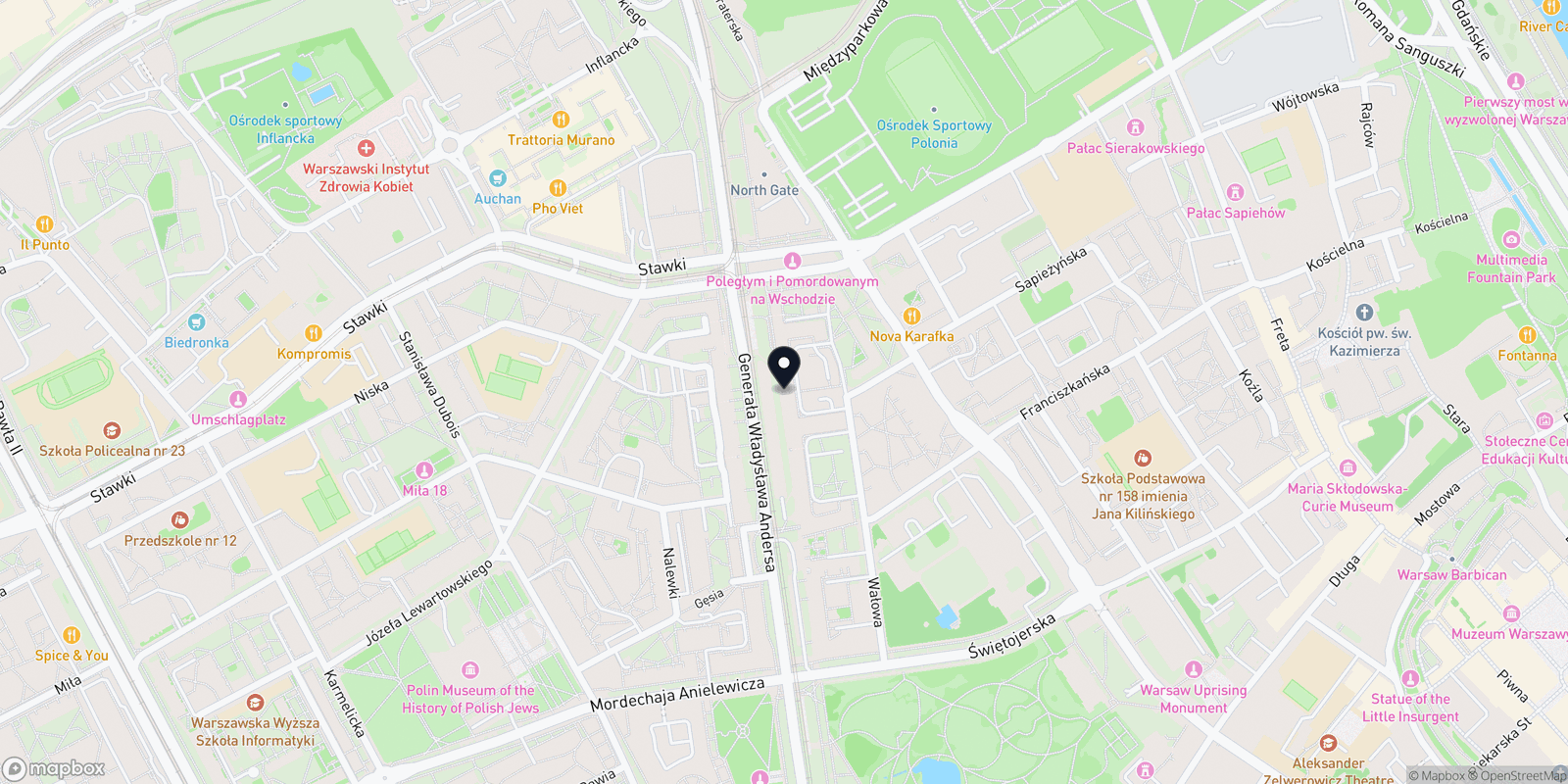 Mapa Strefa Cięcia