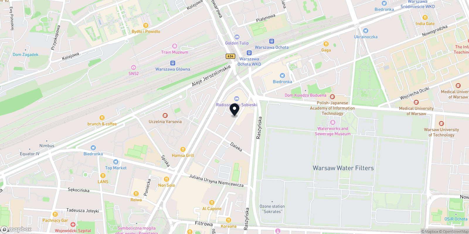 Mapa Salon Fryzjerski LUSIA