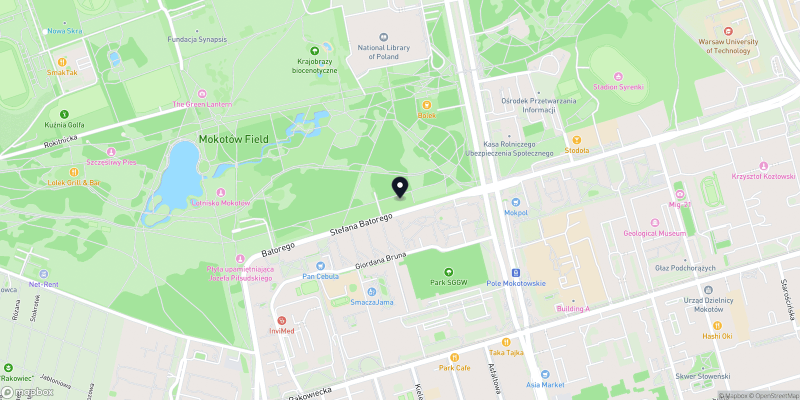 Mapa SPA Mandarinka