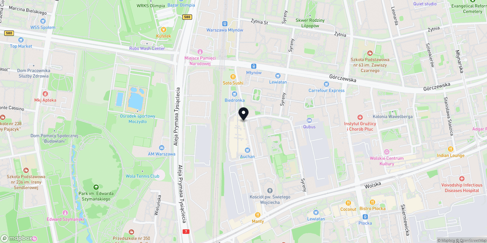 Mapa BALANCE space & academy