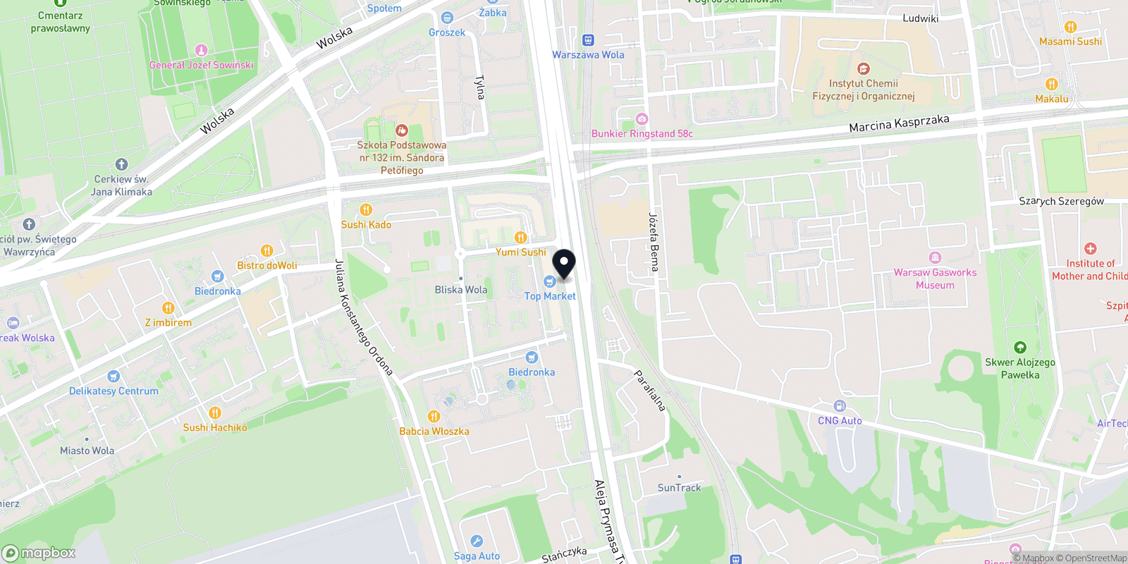 Mapa AMBER BARBER