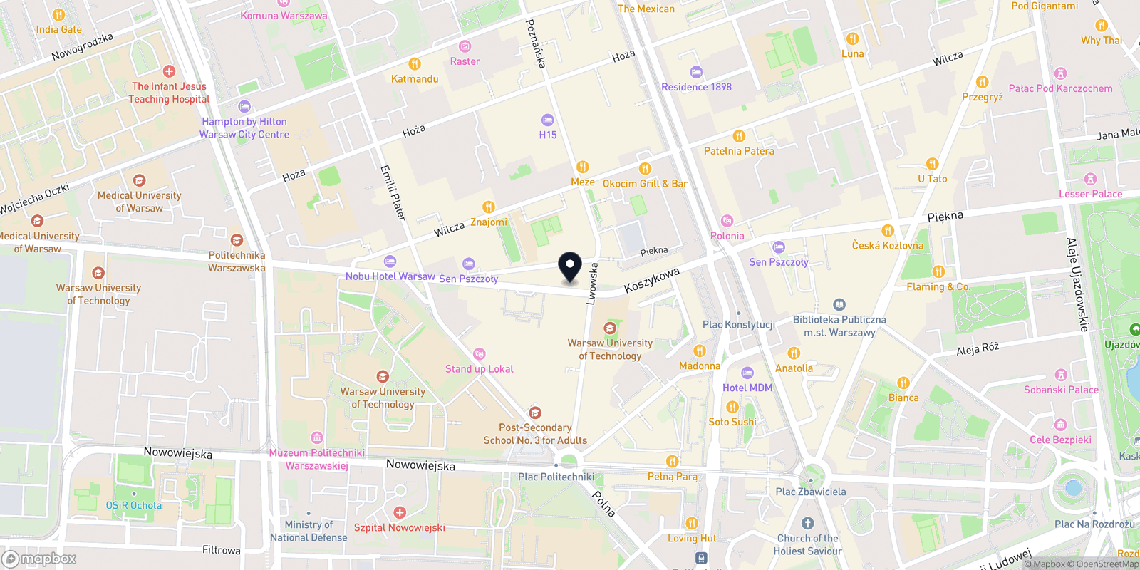 Mapa Bernini Bodydesign