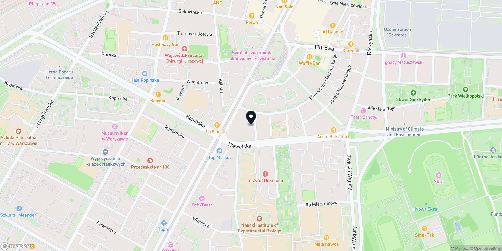 Mapa Studio Filtry