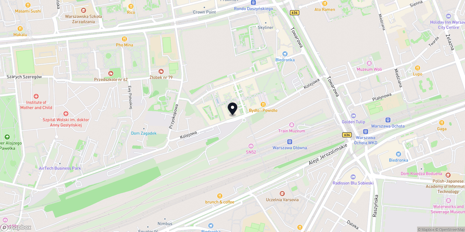 Mapa Masaż Kobido