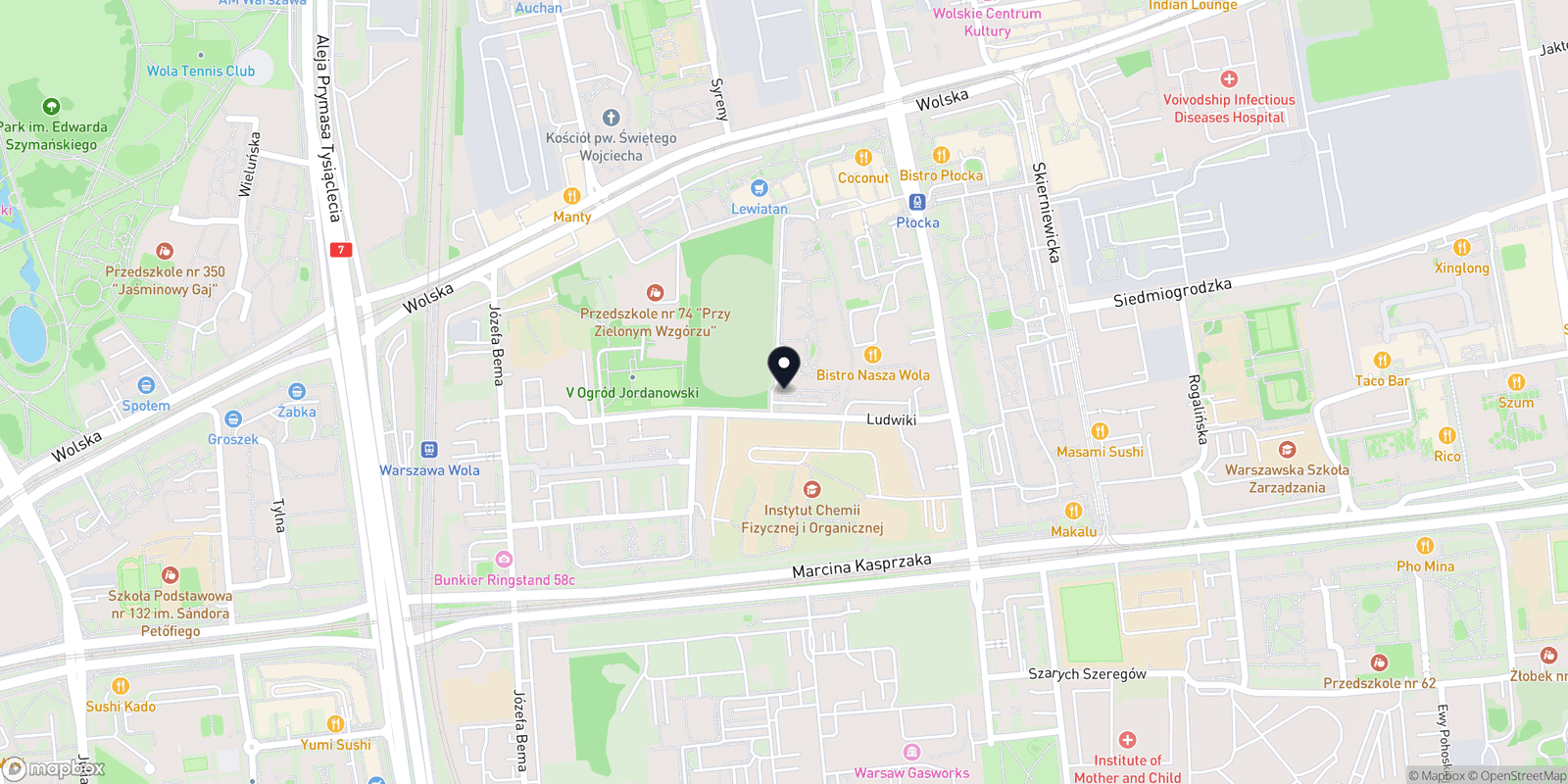 Mapa Masaż Mobilny Maciej Mleczko
