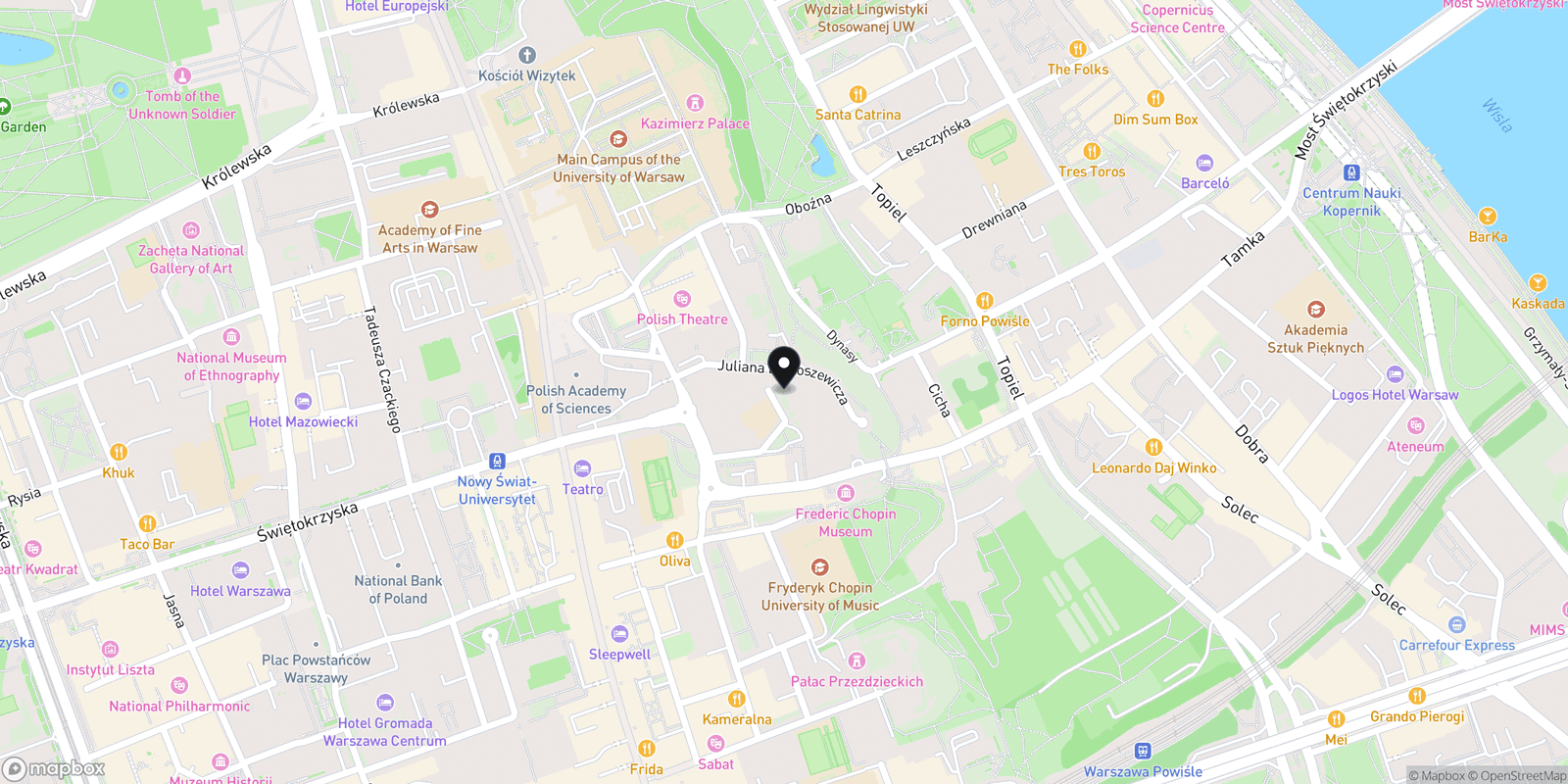 Mapa Moonlight Studio