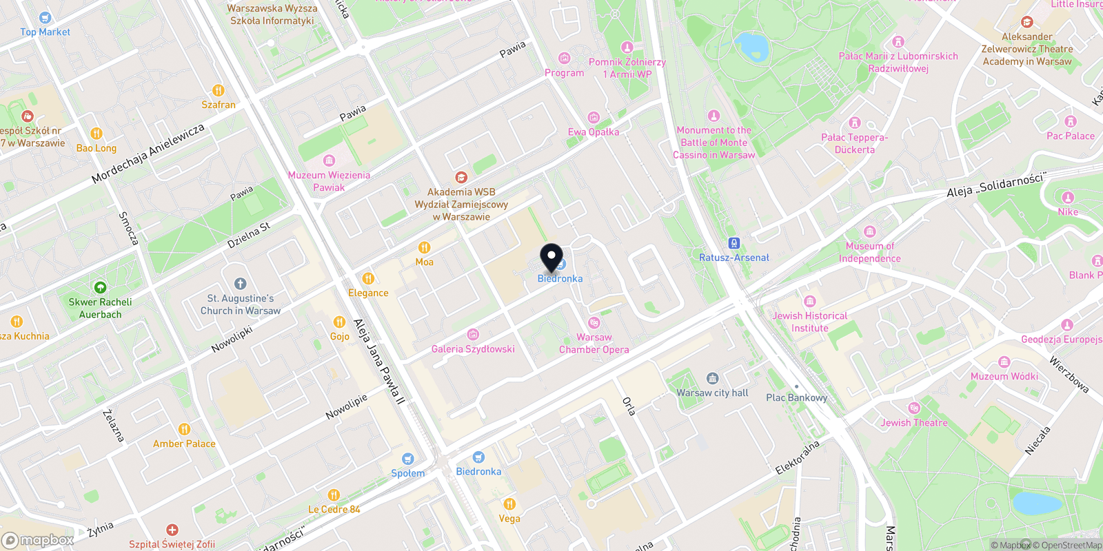 Mapa Żaneta Przybylska- Cosmetologist