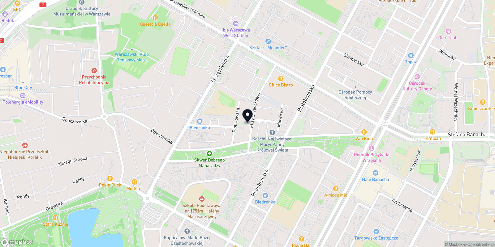 Mapa Fabryka Pięknych Nóg