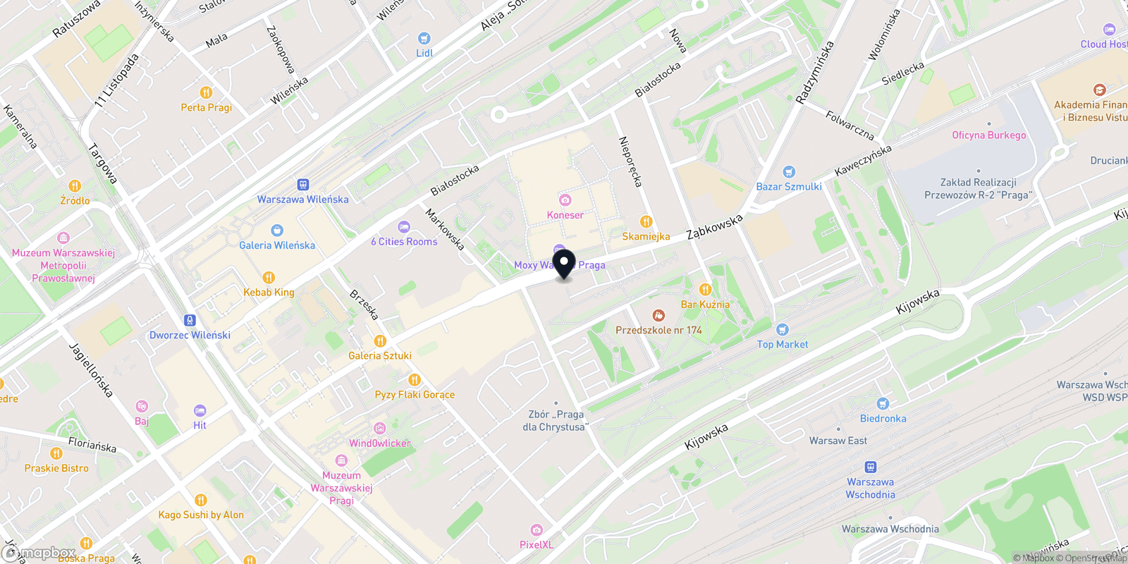 Mapa Barber Shop Praga