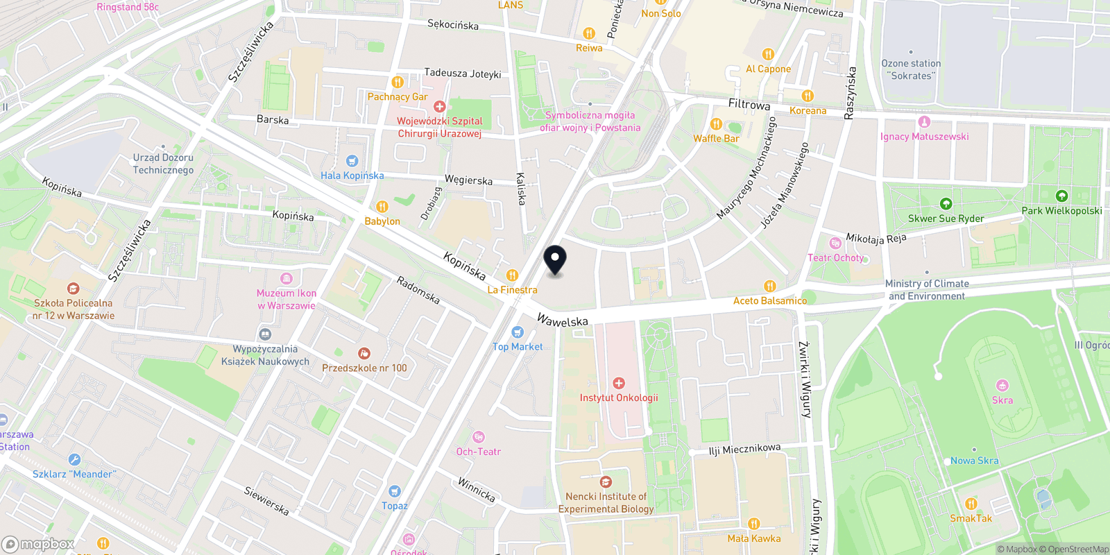 Mapa KosmOS Beauty Lab