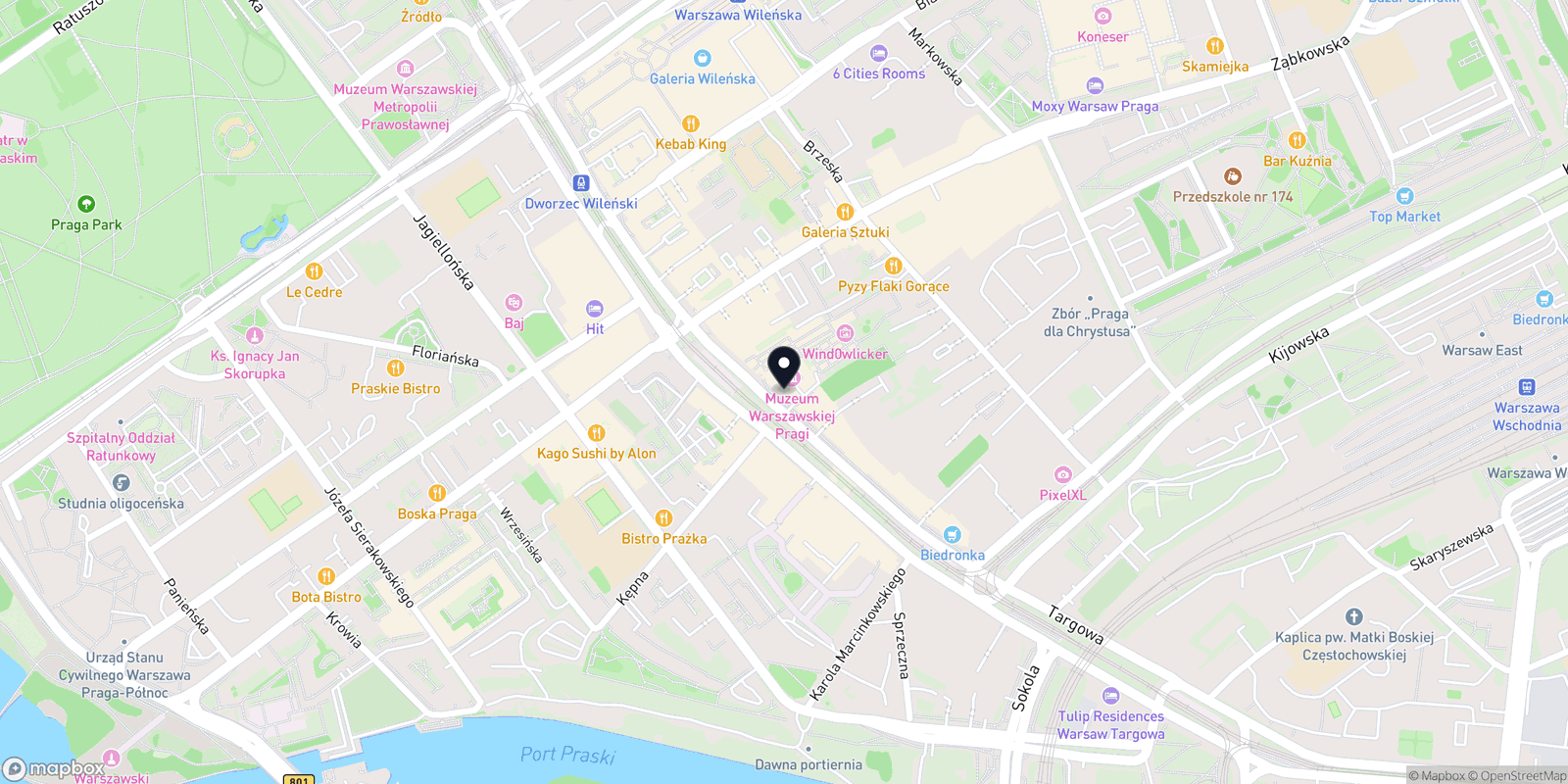 Mapa Tien Bil Barber