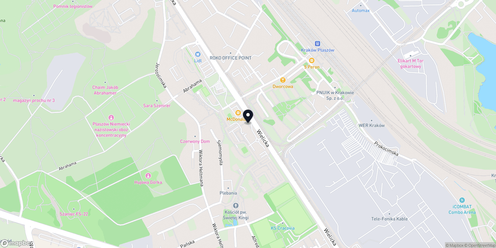 Mapa Krakowska Pracownia Wizerunku