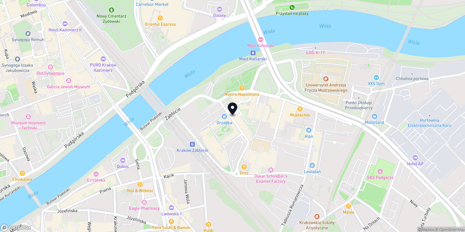 Mapa Browtique_krakow