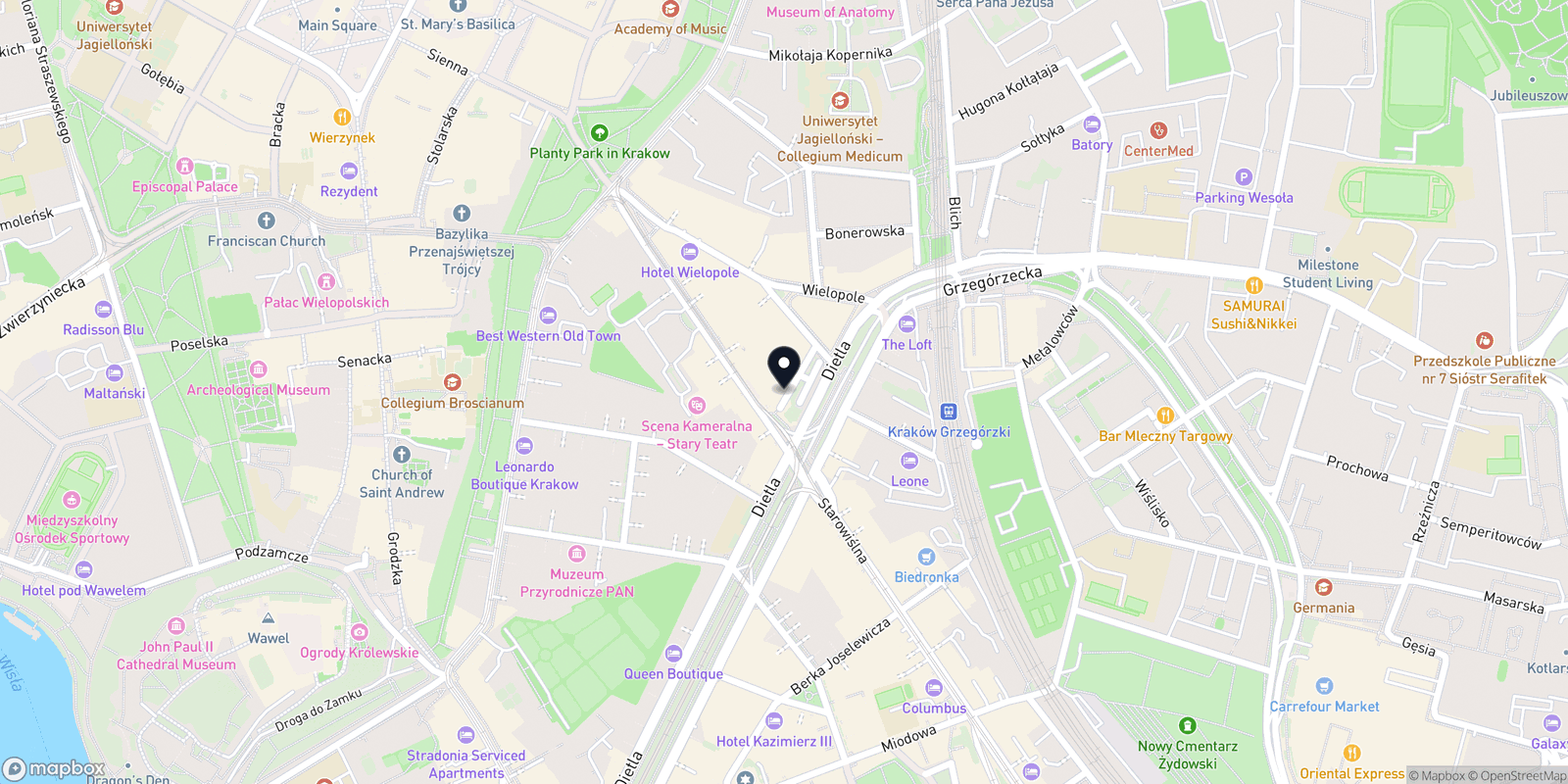 Mapa Gentlemen Barber Shop
